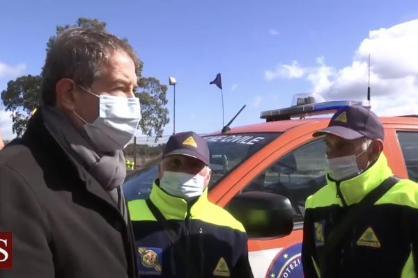 Pergusa, 8 febbraio 2021. Consegna mezzi Protezione Civile 3