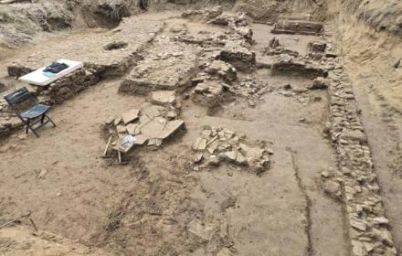 Area dello scavo a Gela